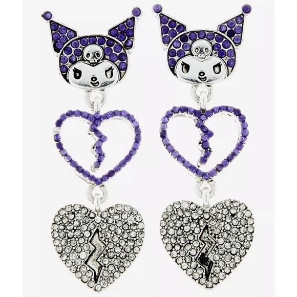 HELLO KITTY Kuromi Split Beaded Choker Necklace Set - Picture 5 of 6